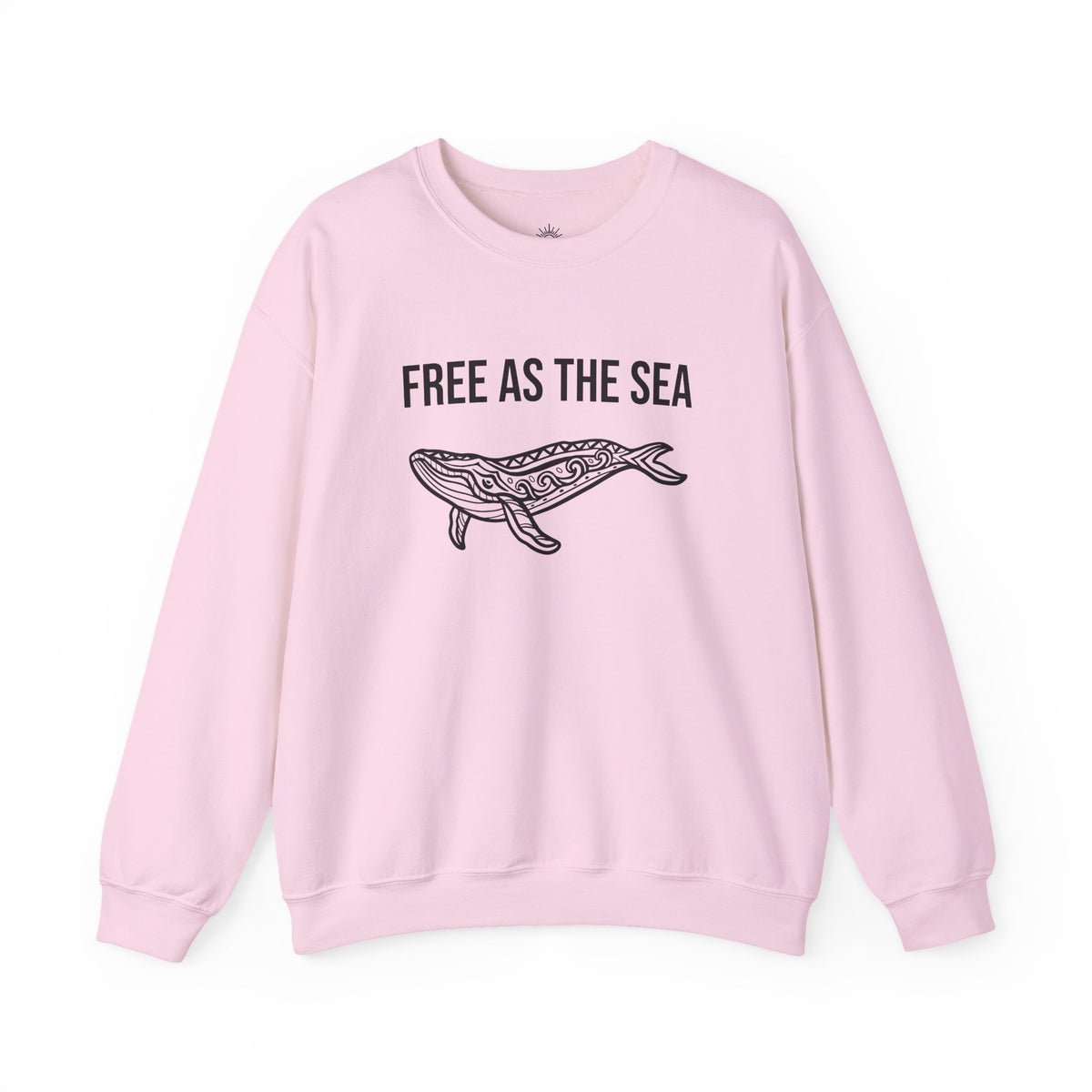 Free As The Sea Whale Sweatshirt – Tribal Ocean Design