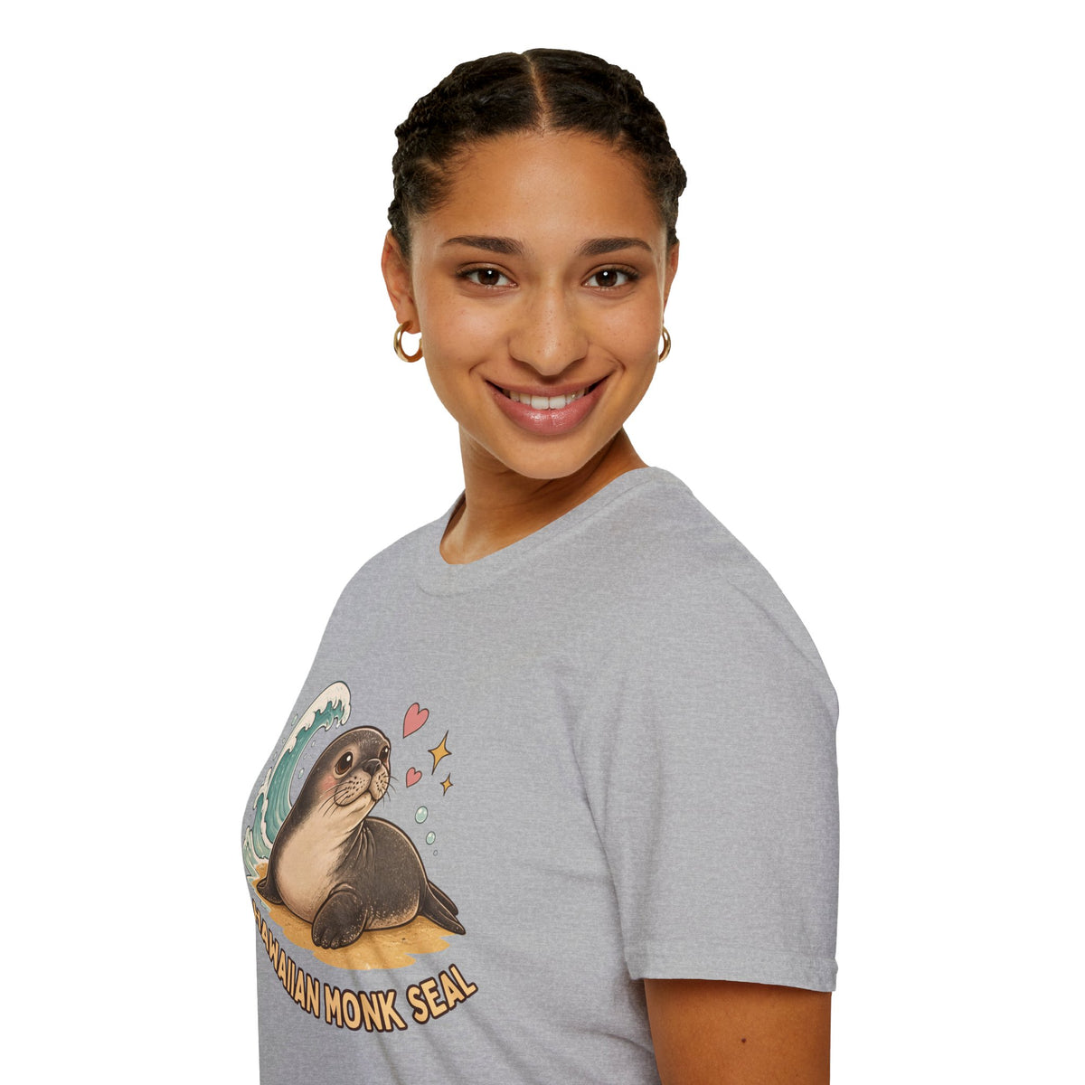 Hawaiian Monk Seal Graphic Shirt – Cute Ocean Design