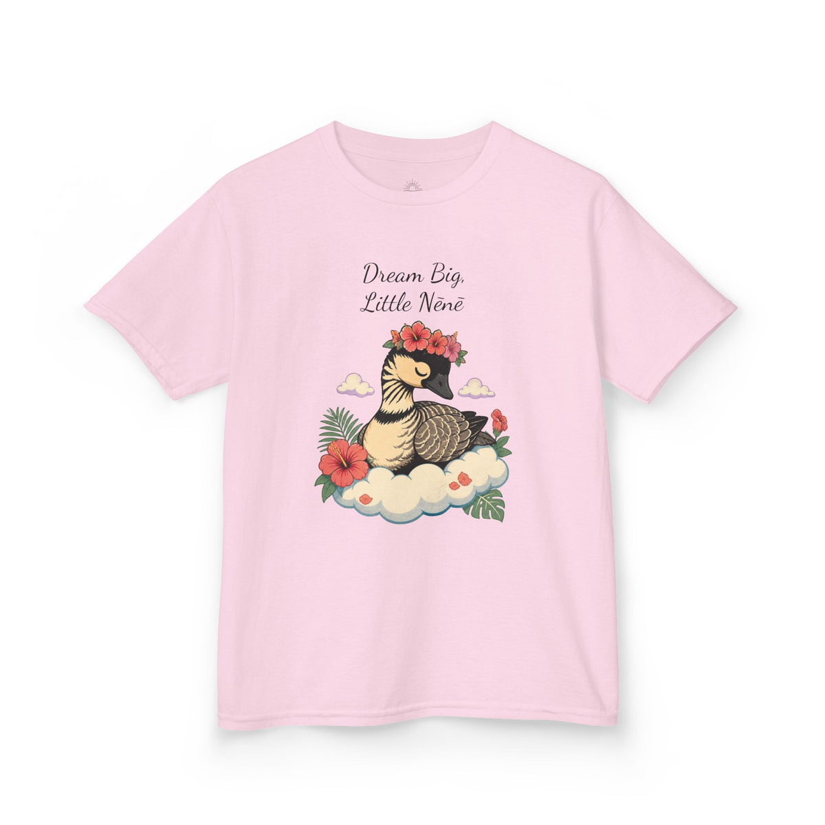 Kids Tee — “Dream Big Little Nēnē” Hawaiian Goose Graphic