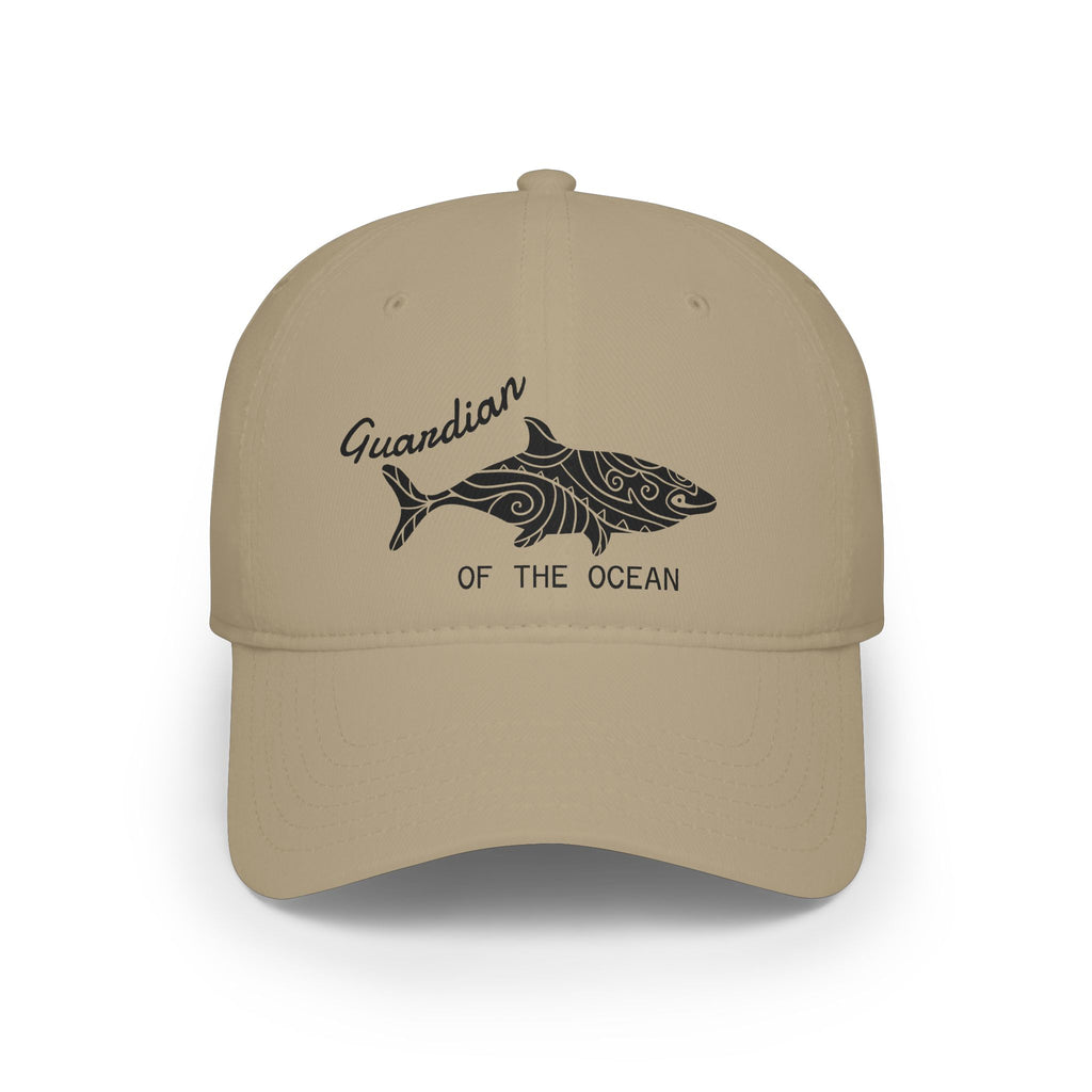 Ocean Guardian Tribal Shark Cap – Embroidered Ocean Hat