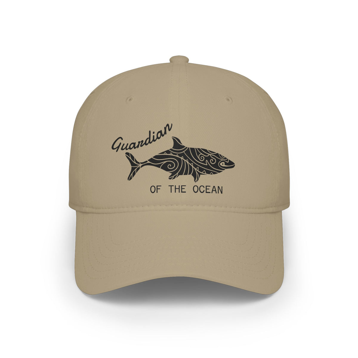 Ocean Guardian Tribal Shark Cap – Embroidered Ocean Hat