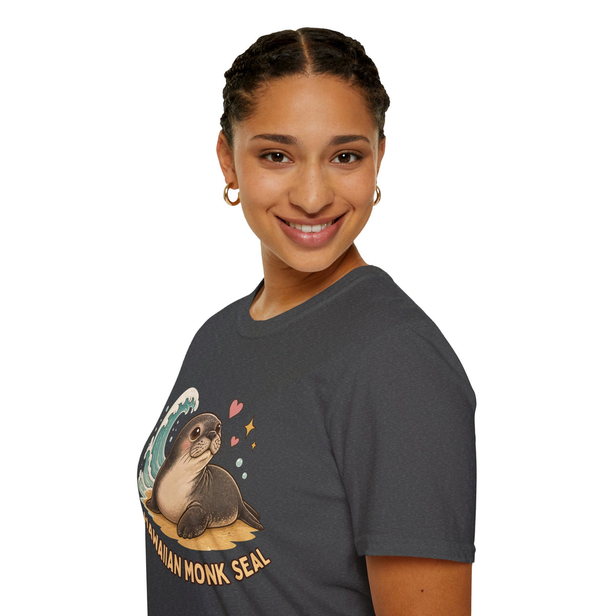 Hawaiian Monk Seal Graphic Shirt – Cute Ocean Design