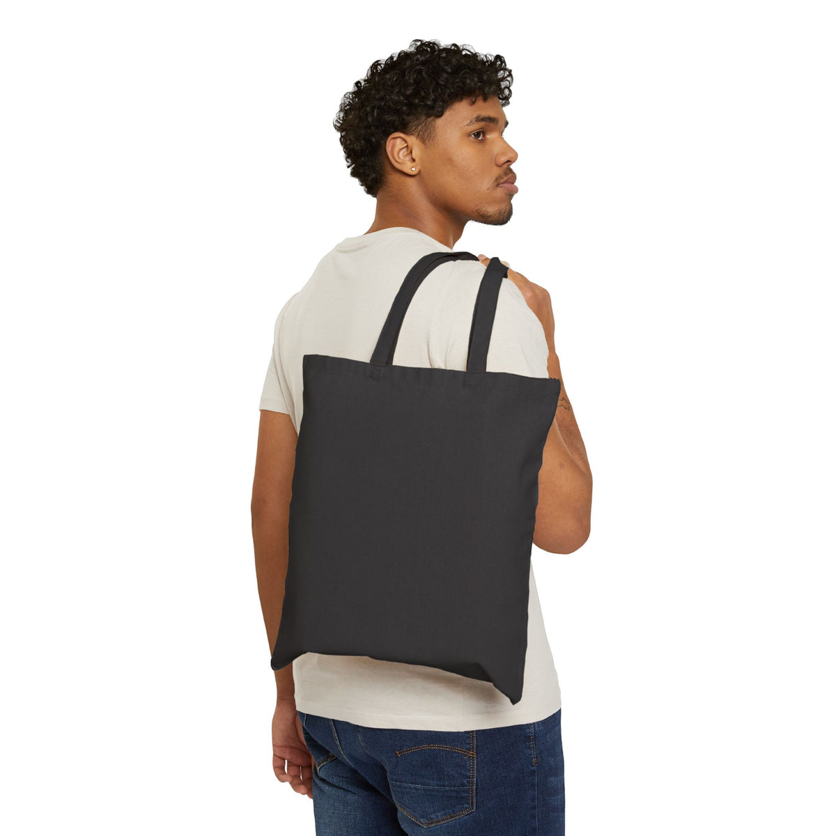 Short & Sweet Corgi Cotton Canvas Tote Bag