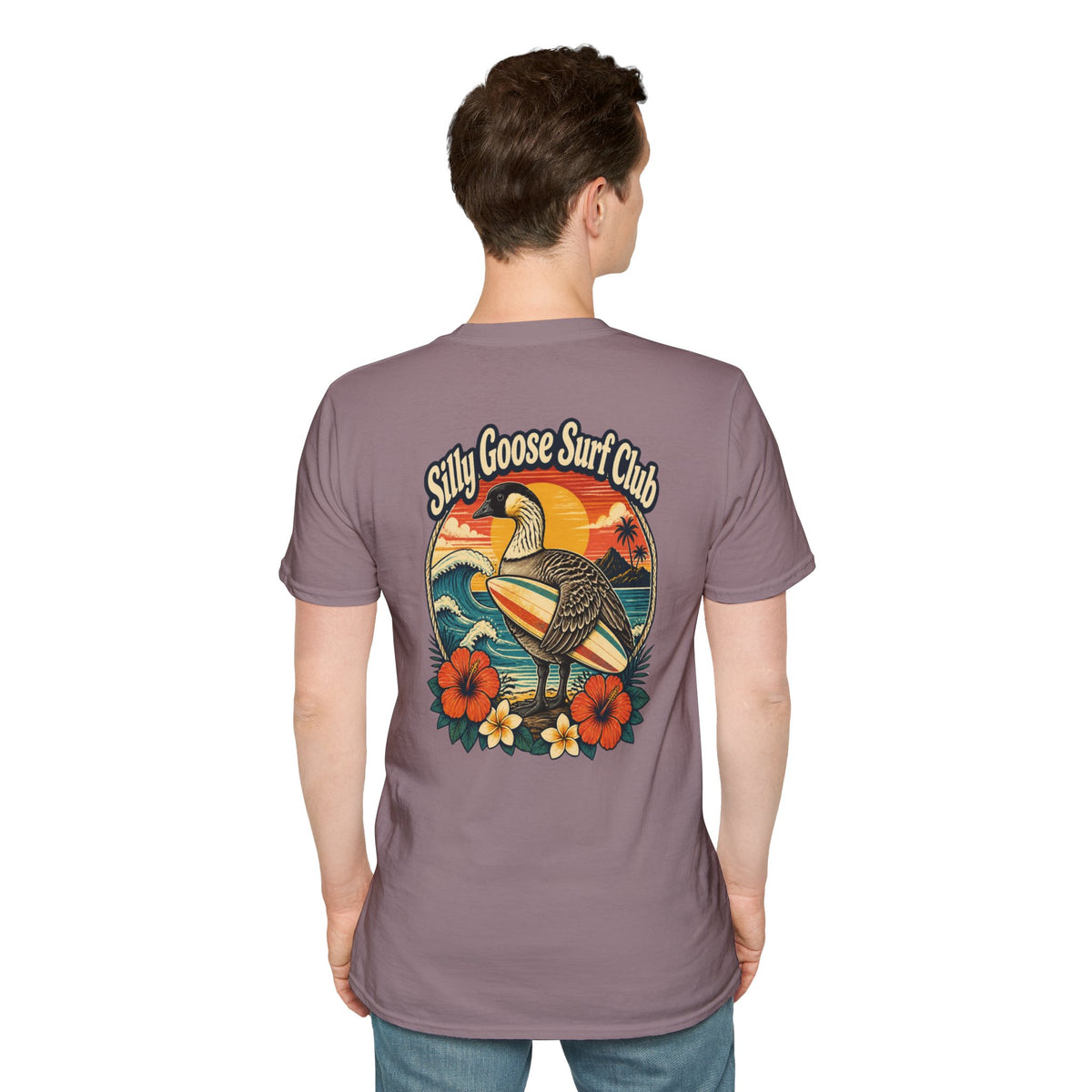 Silly Goose Surf Club Shirt – Retro Hawaiian Nēnē