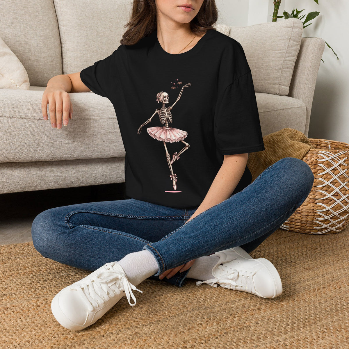 Skeleton Ballerina T-Shirt – Ballet Dance Graphic