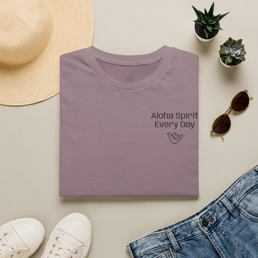 Aloha Spirit Every Day T-Shirt — Minimal Shaka Beach