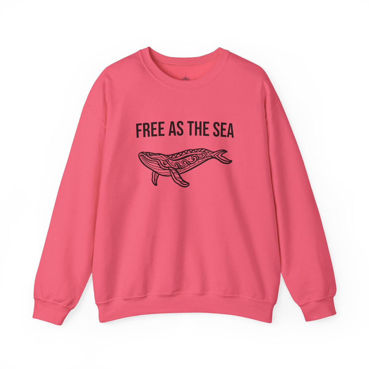 Free As The Sea Whale Sweatshirt – Tribal Ocean Design