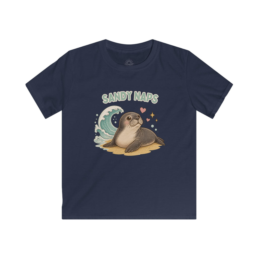 Kids ‘Sandy Naps’ Hawaiian Monk Seal Beach Shirt