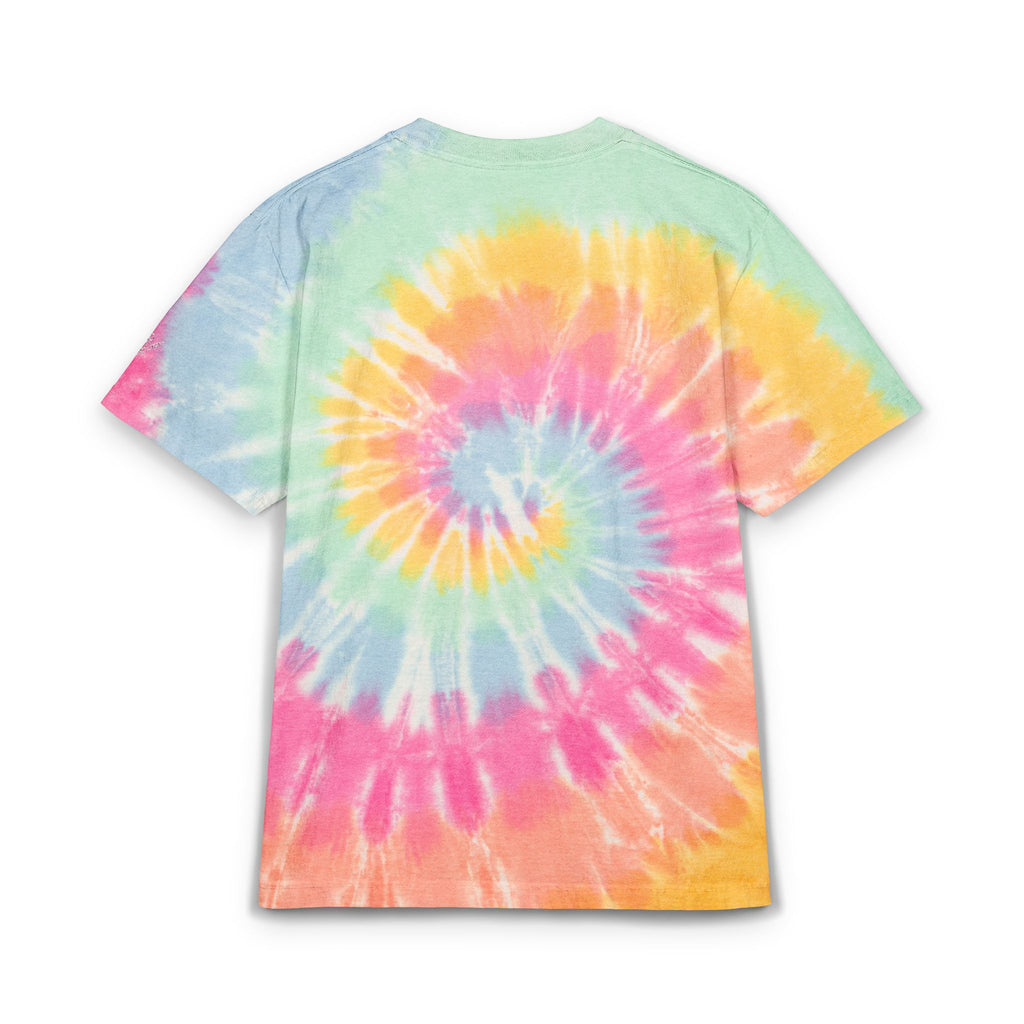 Embroidered "Dead Tired" Tie-Dye Spiral T-Shirt