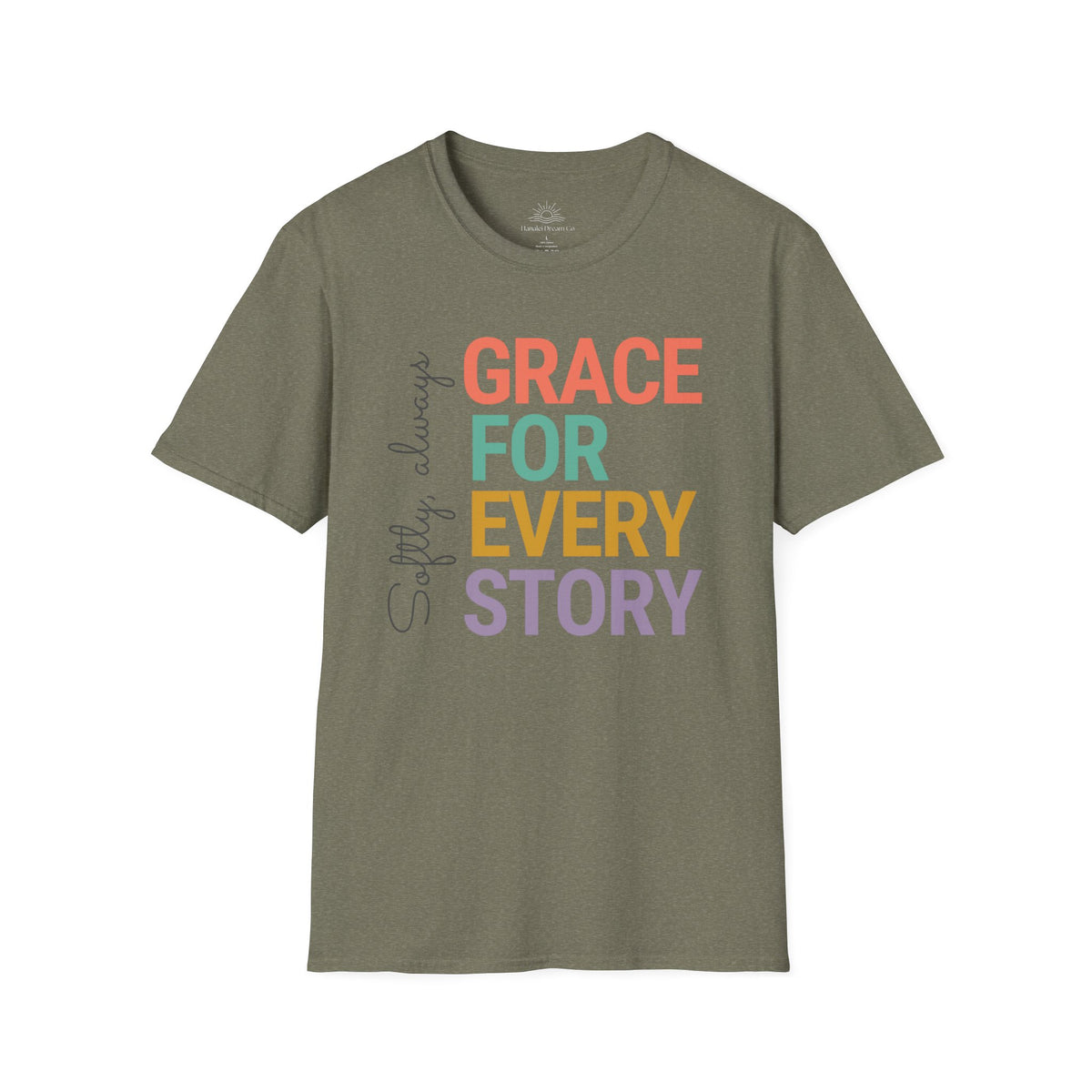 Grace For Every Story T-Shirt | Inspirational Faith Typography