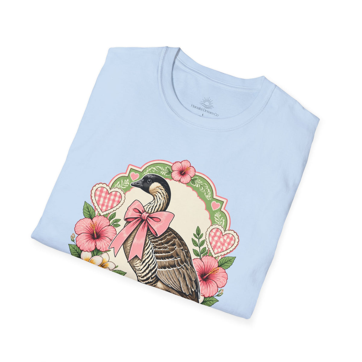 Silly Nēnē Club T-Shirt — Retro Hawaiian Goose Floral