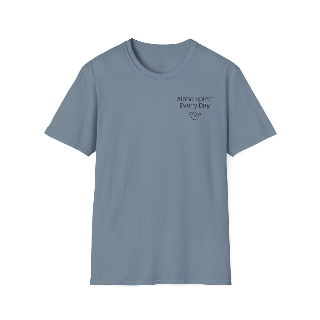 Aloha Spirit Every Day T-Shirt — Minimal Shaka Beach