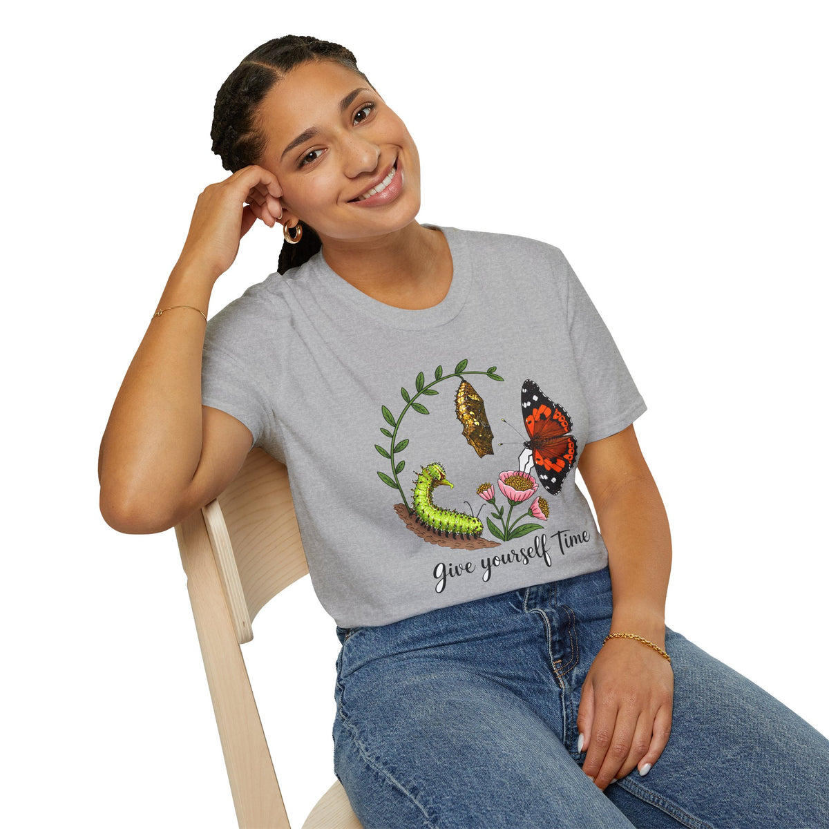 Give Yourself Time Kamehemeha Butterfly Transformation T-Shirt