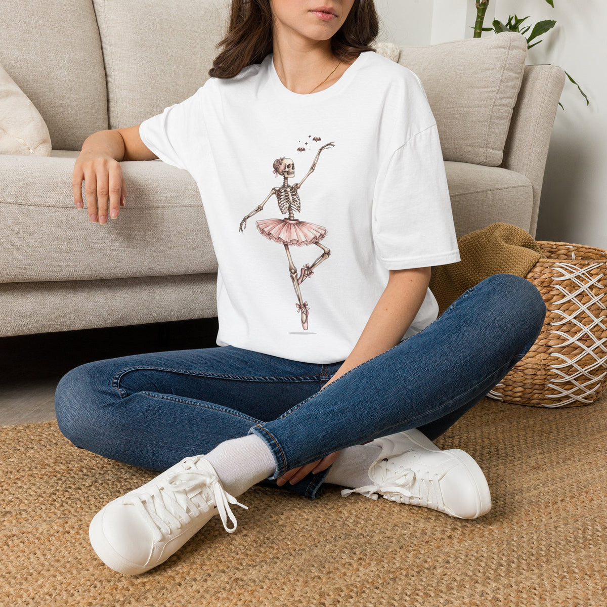Skeleton Ballerina T-Shirt – Ballet Dance Graphic