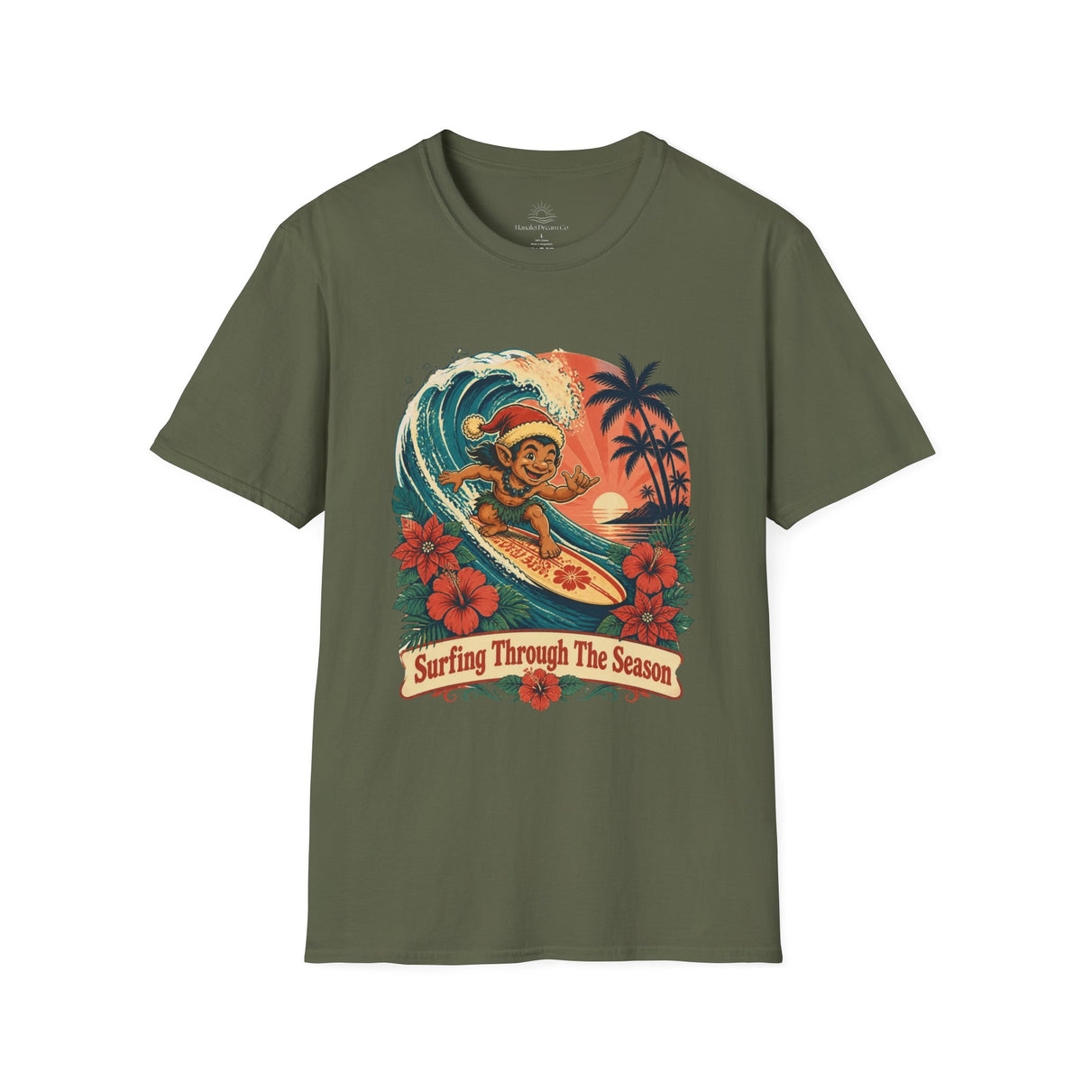 Menehune Surfing Through the Season T-Shirt