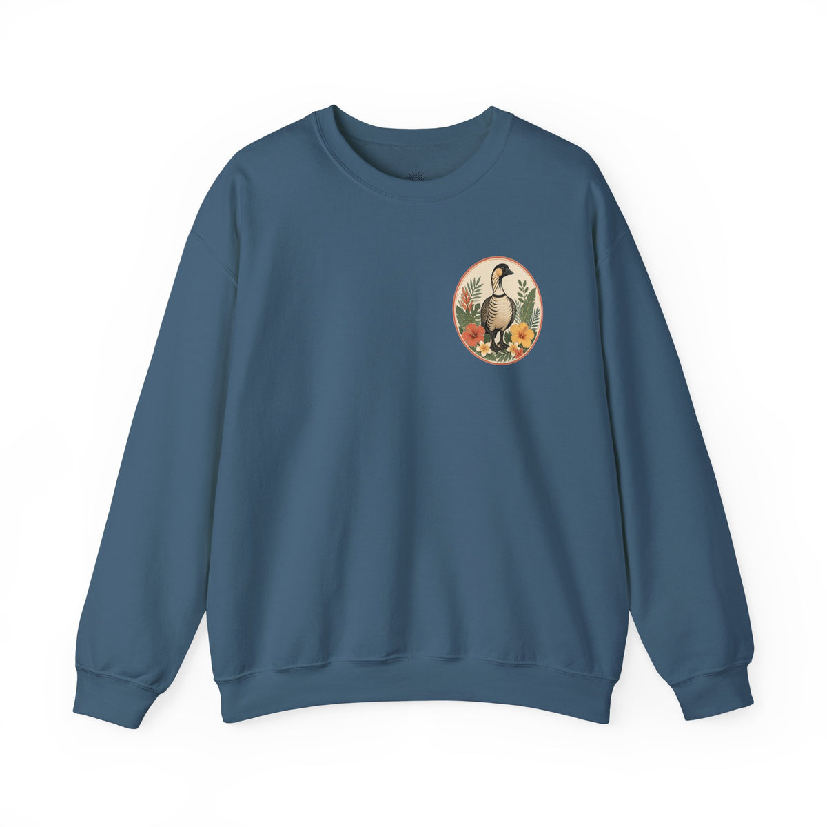 Vintage Goose Floral Crewneck – “Chaos Persists” Design