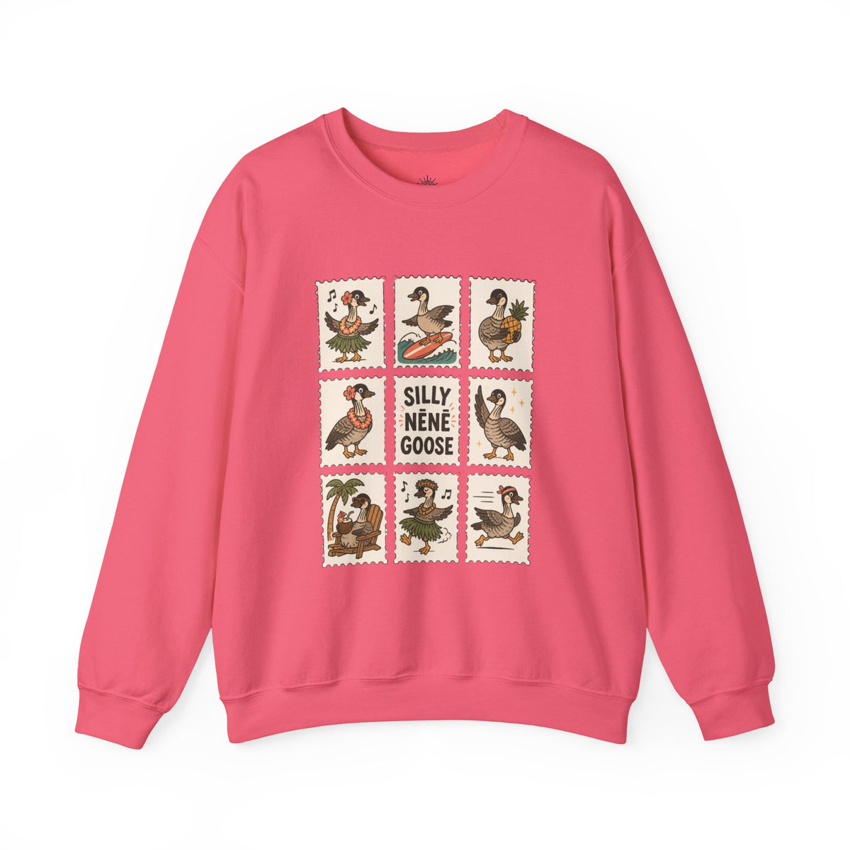 Silly Nēnē Goose Stamp Crewneck – Vintage Hawaiian