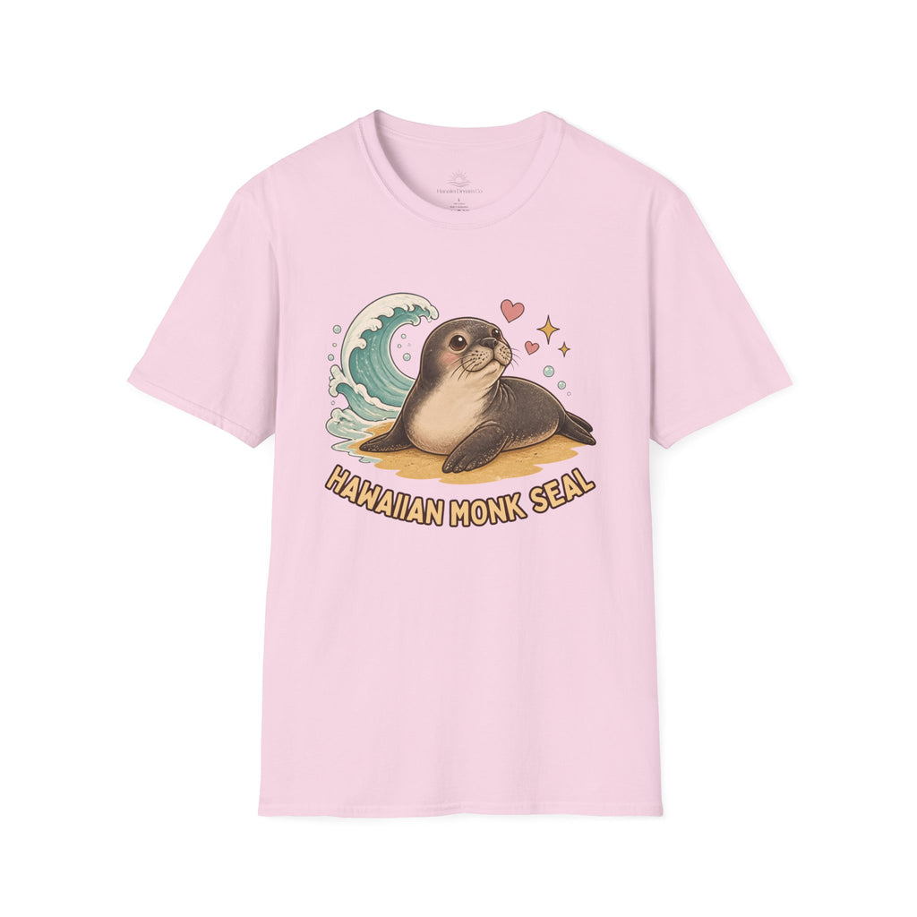 Hawaiian Monk Seal Graphic Shirt – Cute Ocean Design