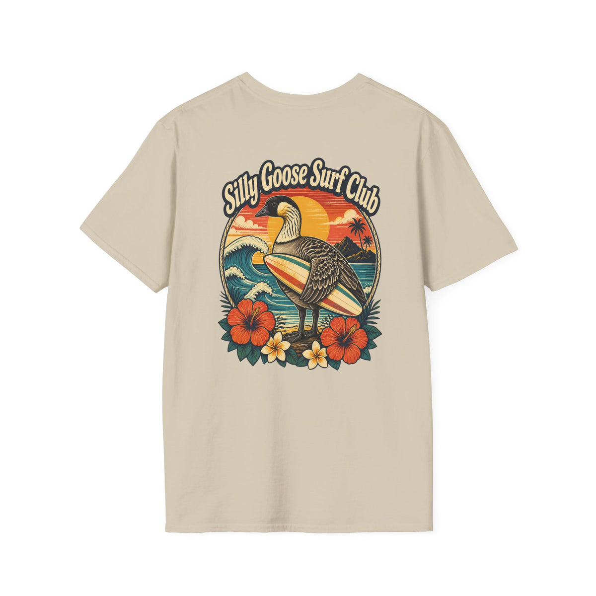 Silly Goose Surf Club Shirt – Retro Hawaiian Nēnē