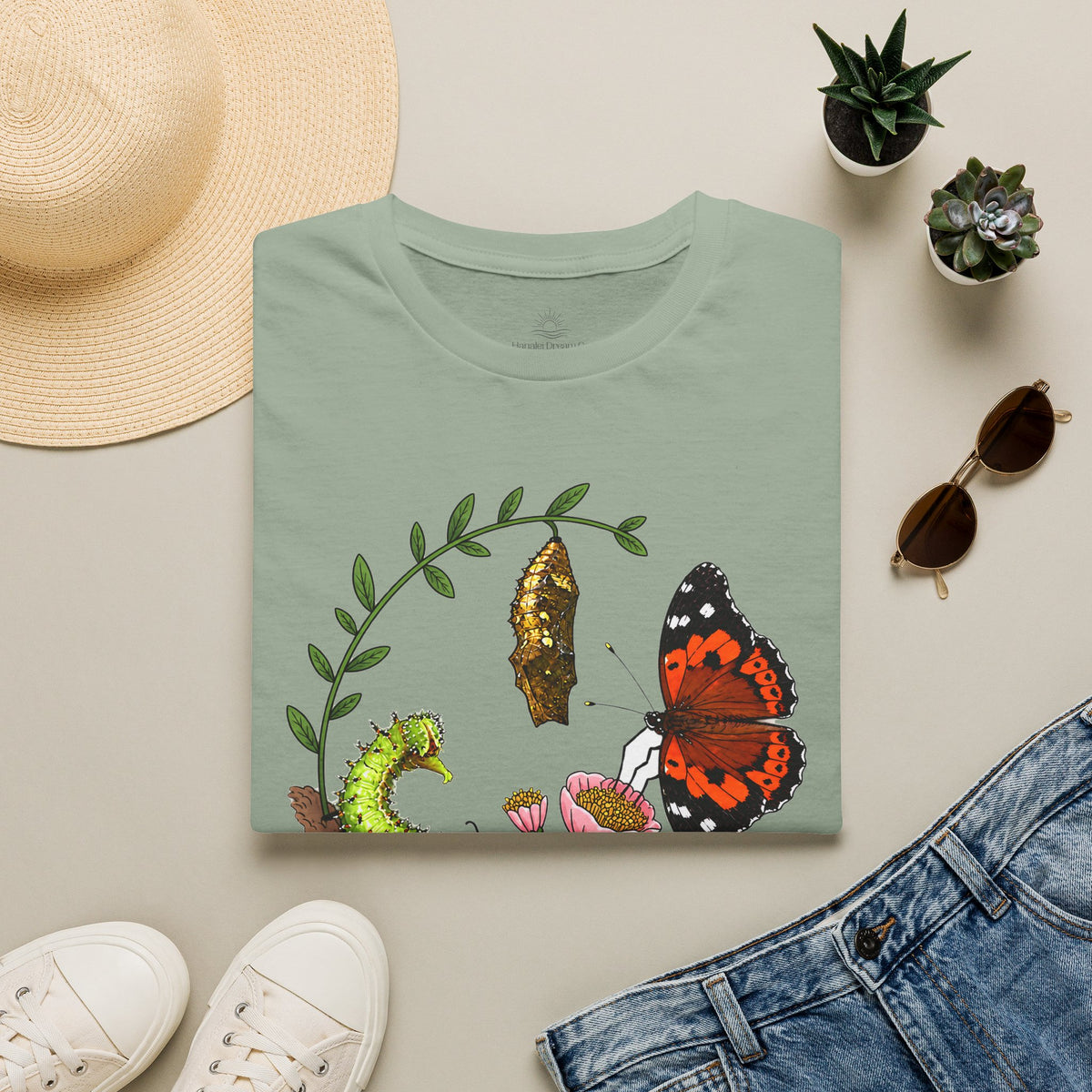 Give Yourself Time Kamehemeha Butterfly Transformation T-Shirt