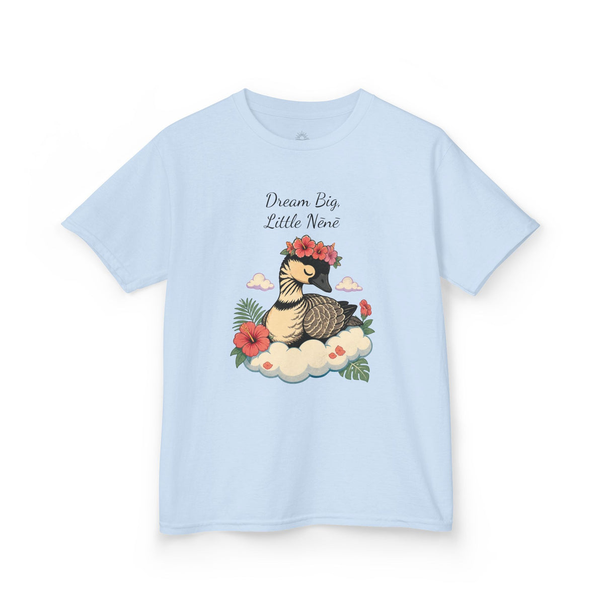 Kids Tee — “Dream Big Little Nēnē” Hawaiian Goose Graphic