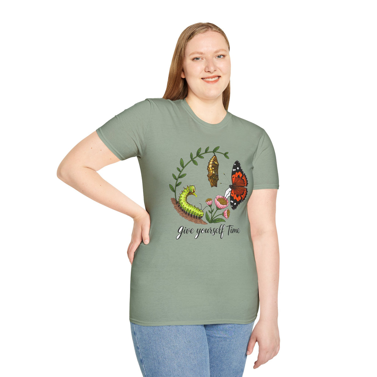 Give Yourself Time Kamehemeha Butterfly Transformation T-Shirt
