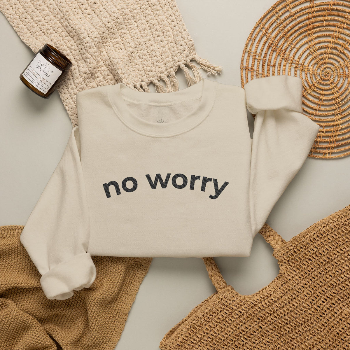 No Worry Crewneck Sweatshirt