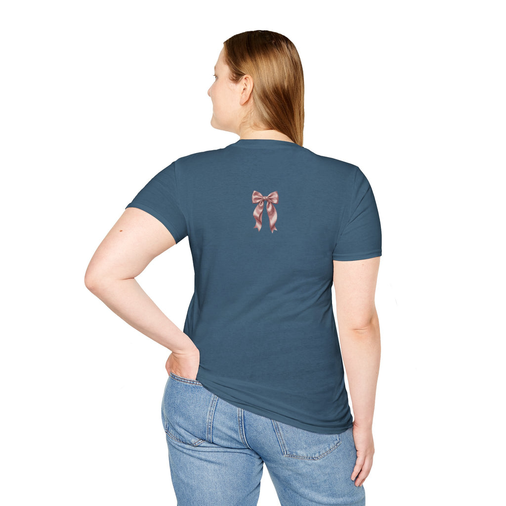 Skeleton Ballerina Trio T-Shirt – Halloween Bats & Pumpkin