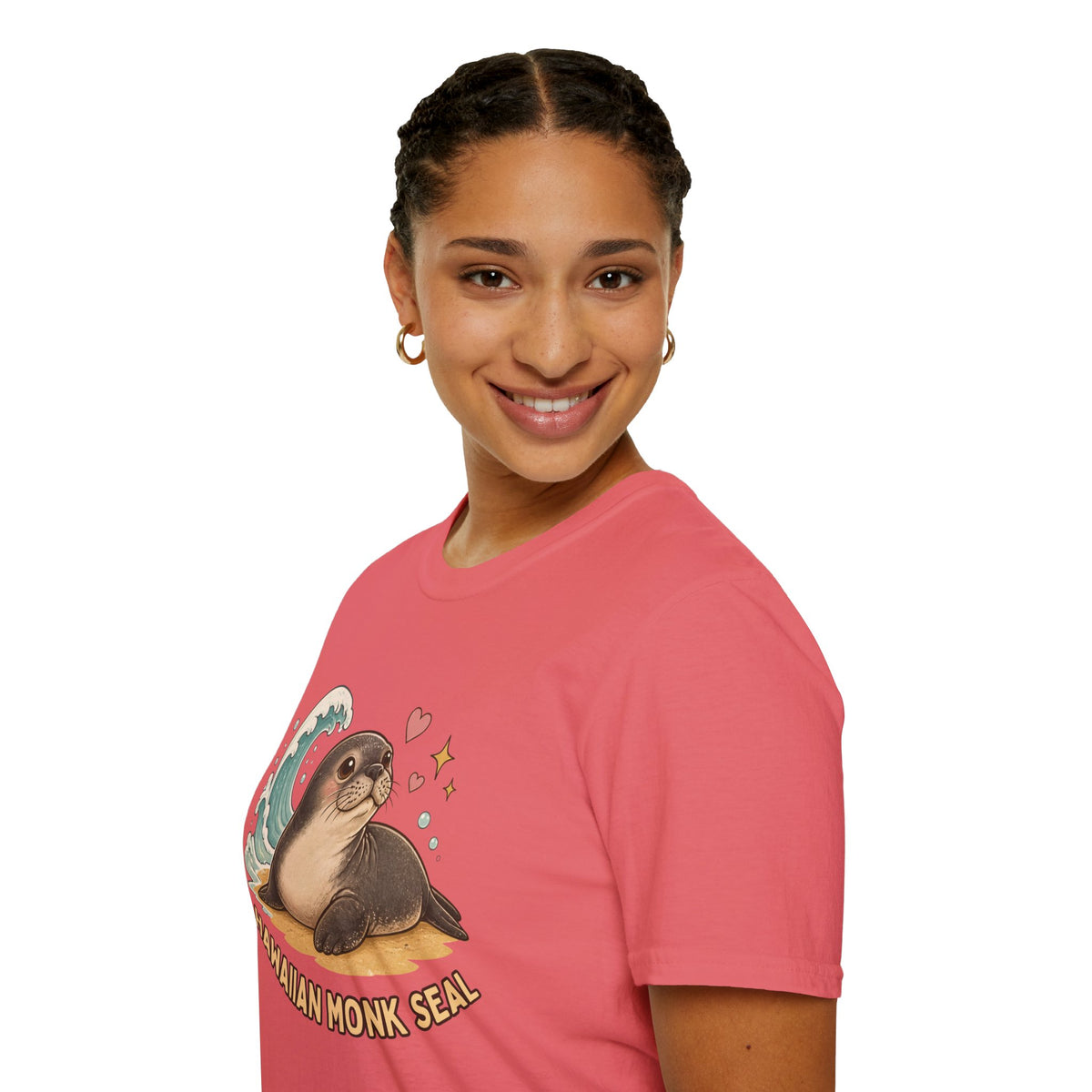 Hawaiian Monk Seal Graphic Shirt – Cute Ocean Design