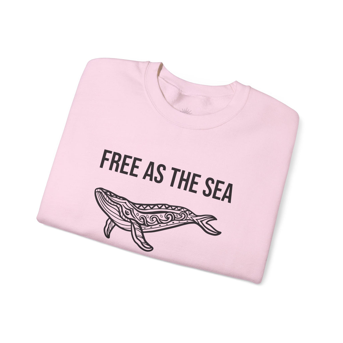 Free As The Sea Whale Sweatshirt – Tribal Ocean Design