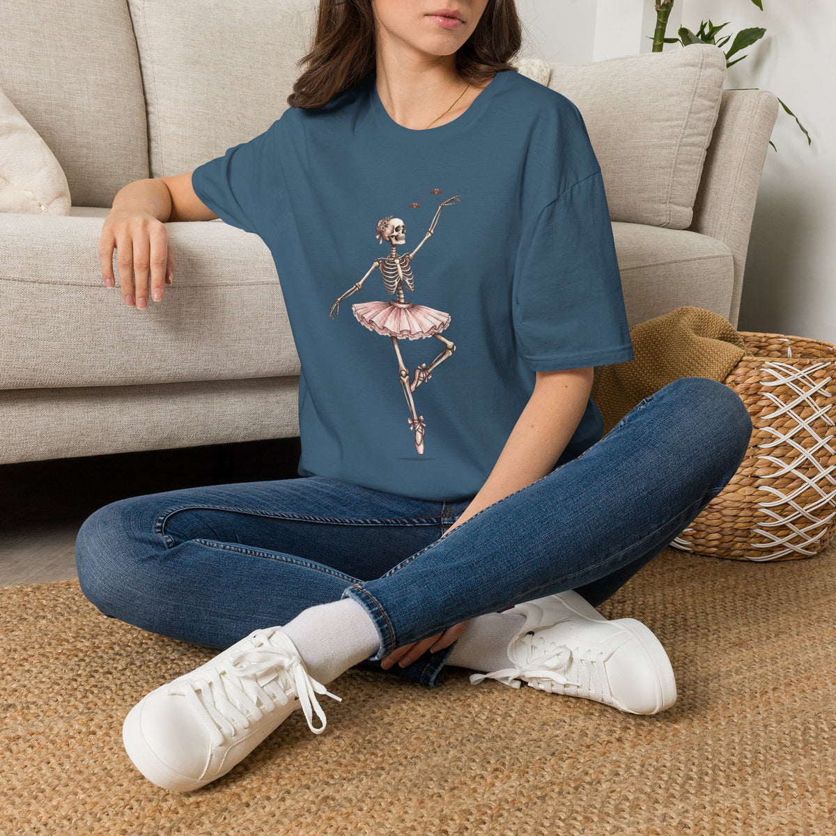 Skeleton Ballerina T-Shirt – Ballet Dance Graphic