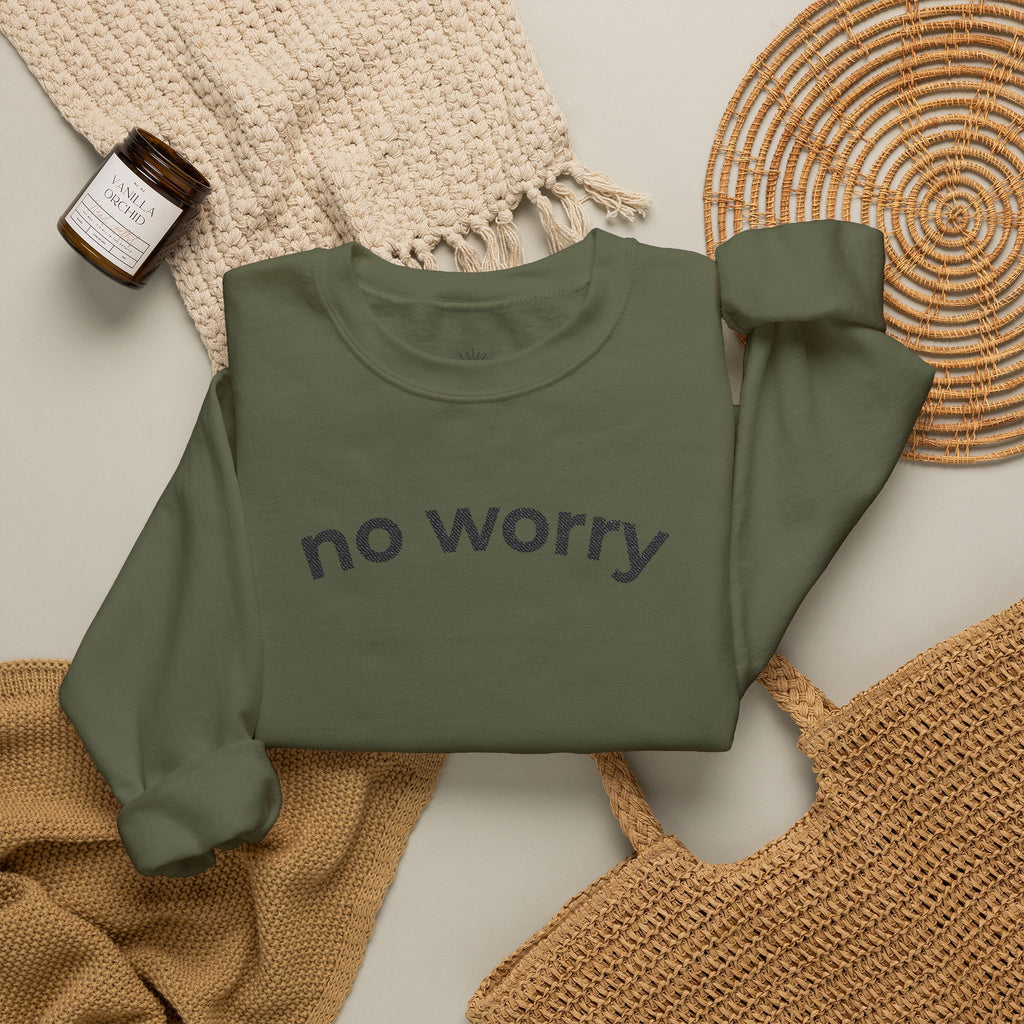 No Worry Crewneck Sweatshirt