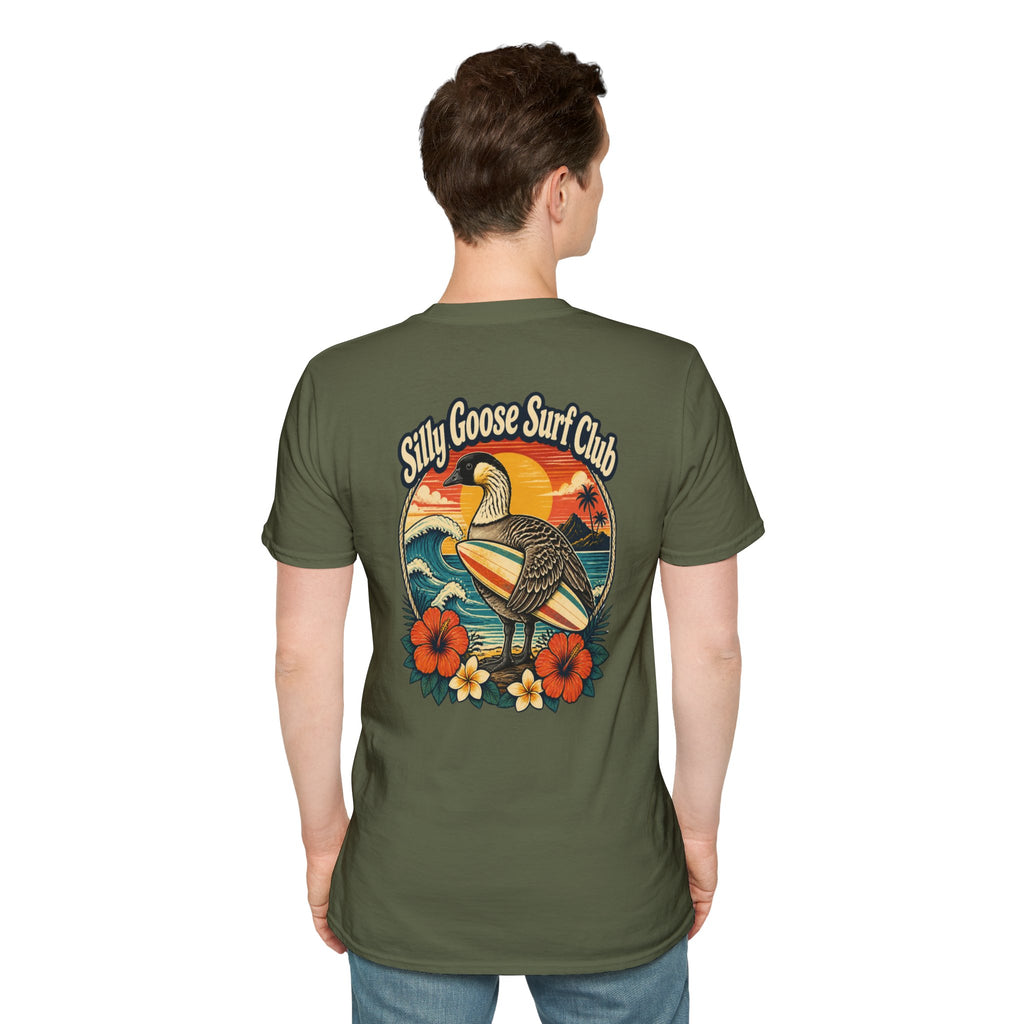 Silly Goose Surf Club Shirt – Retro Hawaiian Nēnē