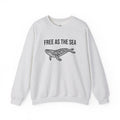 Free As The Sea Whale Sweatshirt – Tribal Ocean Design
