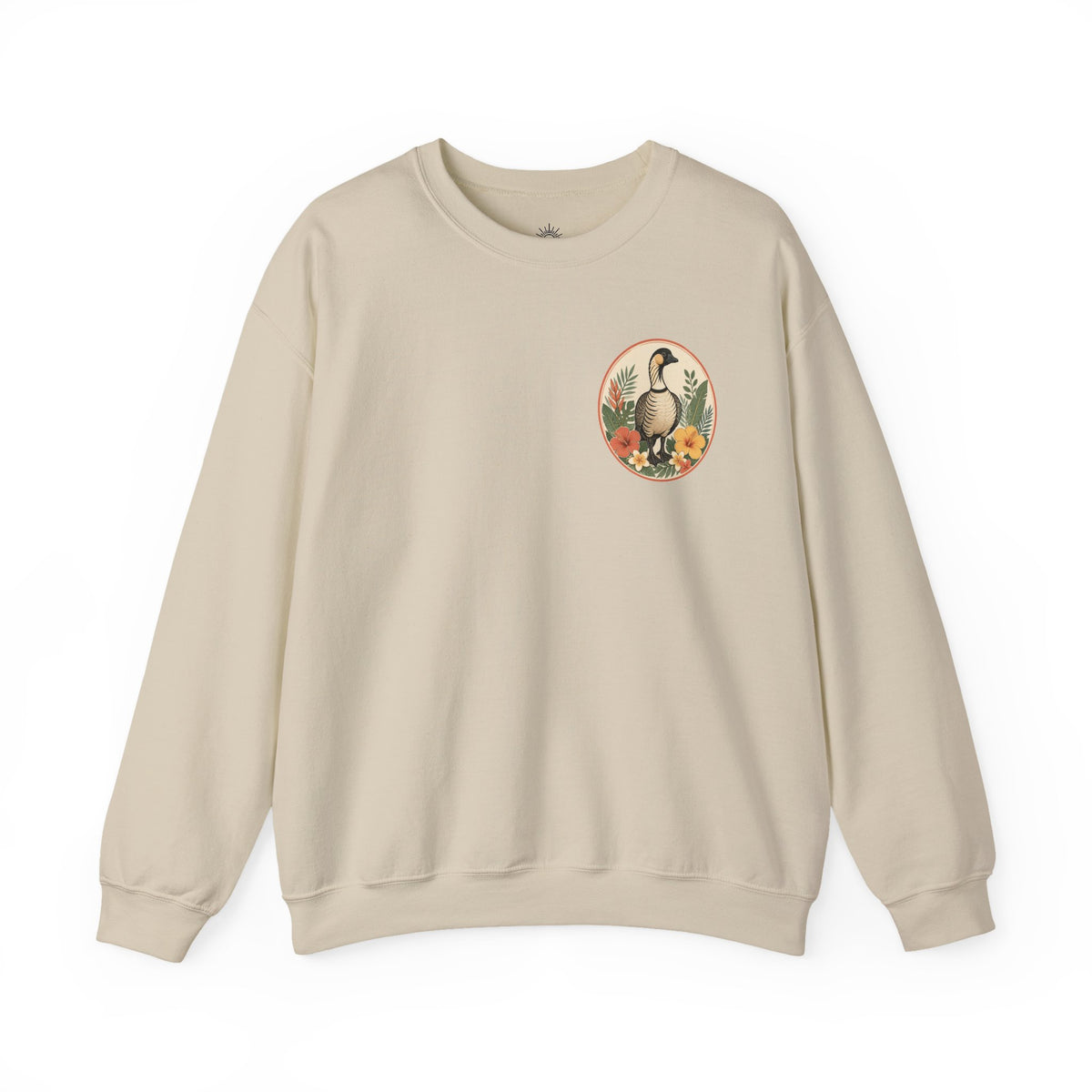 Vintage Goose Floral Crewneck – “Chaos Persists” Design