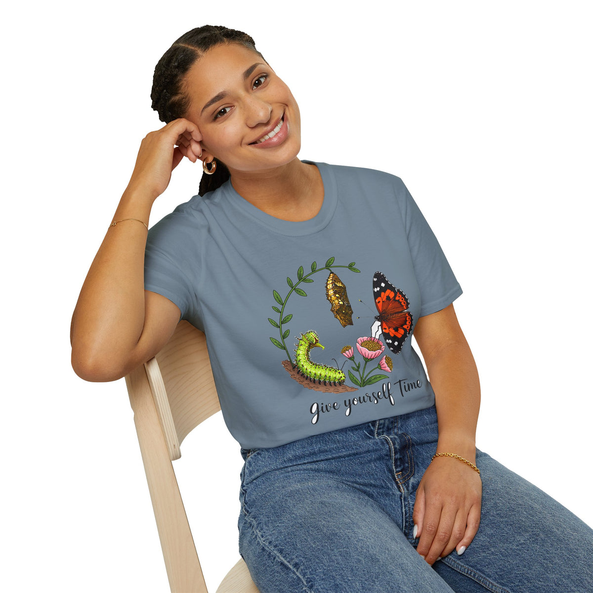 Give Yourself Time Kamehemeha Butterfly Transformation T-Shirt
