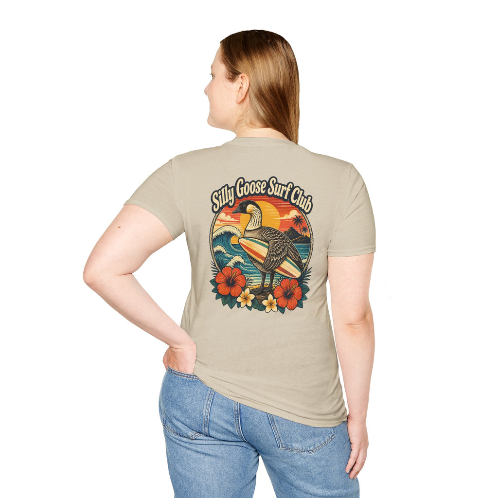 Silly Goose Surf Club Shirt – Retro Hawaiian Nēnē