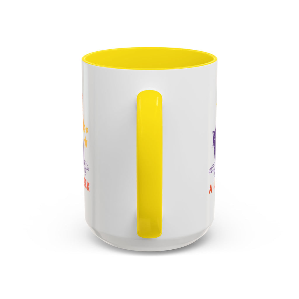 “It’s Been a Long Week” Cat on Skateboard Coffee Mug