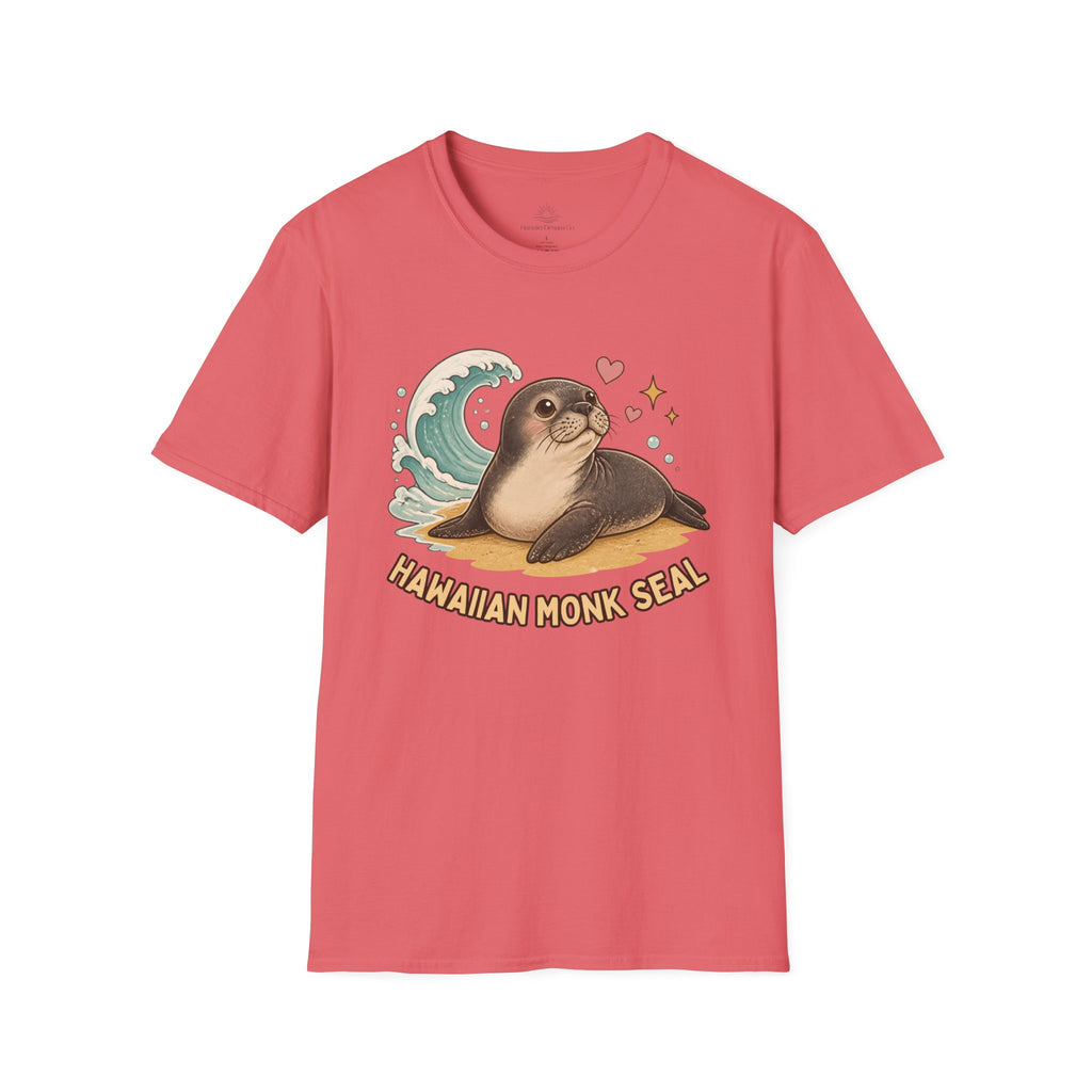 Hawaiian Monk Seal Graphic Shirt – Cute Ocean Design