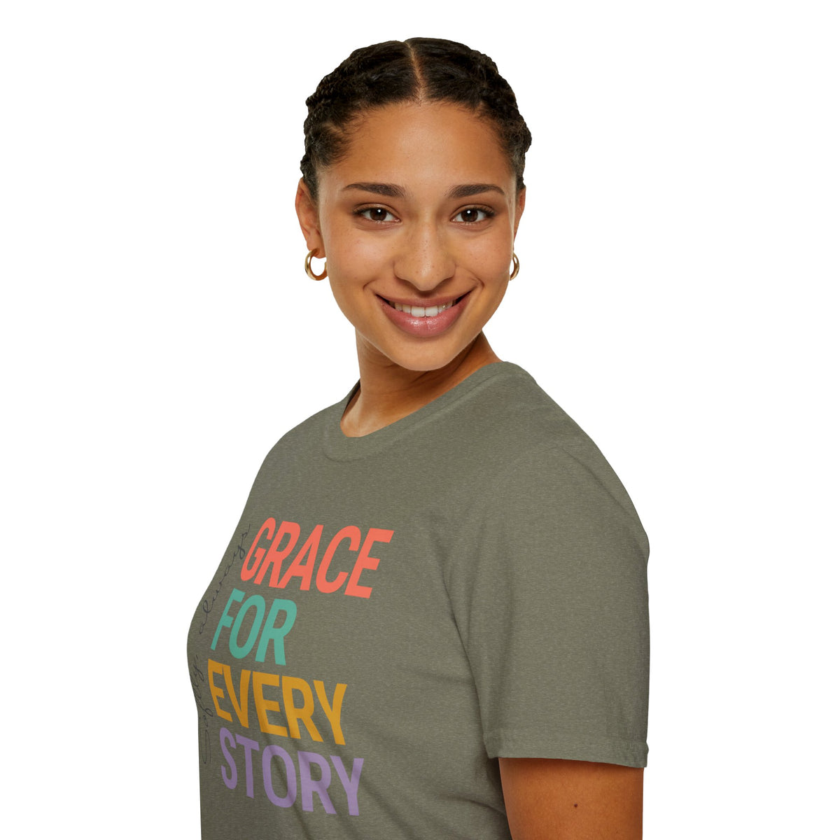 Grace For Every Story T-Shirt | Inspirational Faith Typography