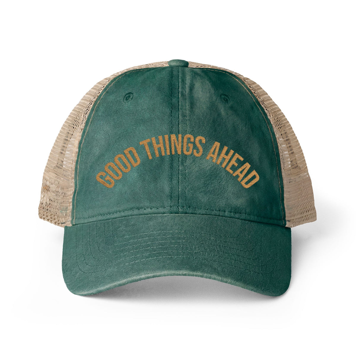Women's Washed Mesh-Back Cap