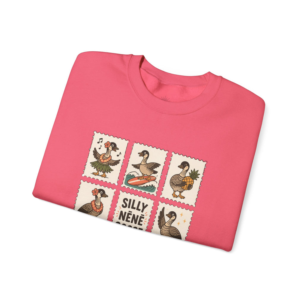 Silly Nēnē Goose Stamp Crewneck – Vintage Hawaiian