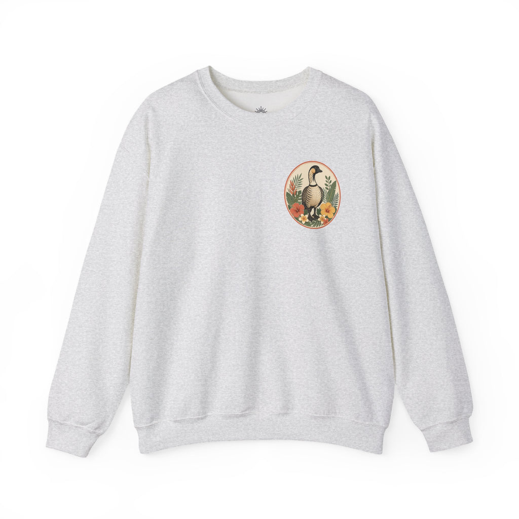 Vintage Goose Floral Crewneck – “Chaos Persists” Design