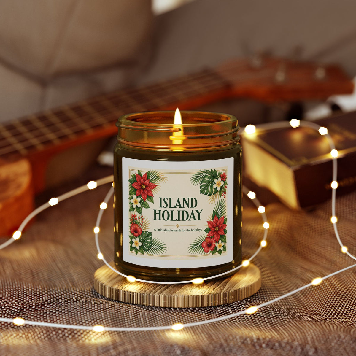 Island Holiday Candle — Hawaiian Christmas Scented Candle
