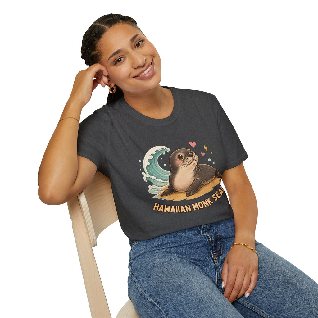 Hawaiian Monk Seal Graphic Shirt – Cute Ocean Design
