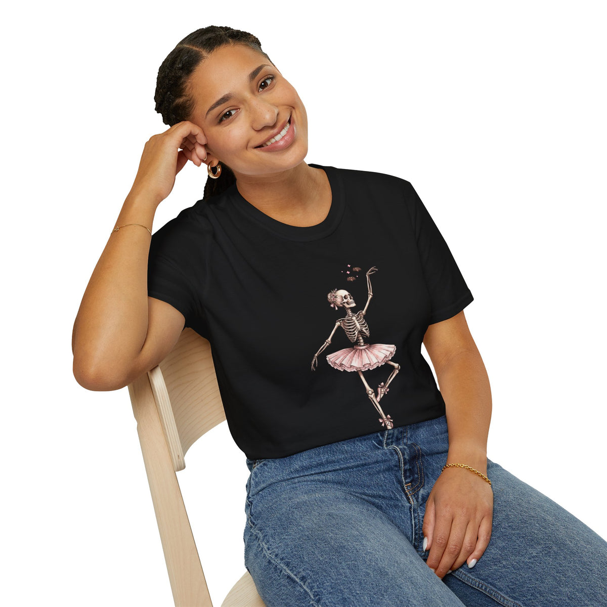 Skeleton Ballerina T-Shirt – Ballet Dance Graphic