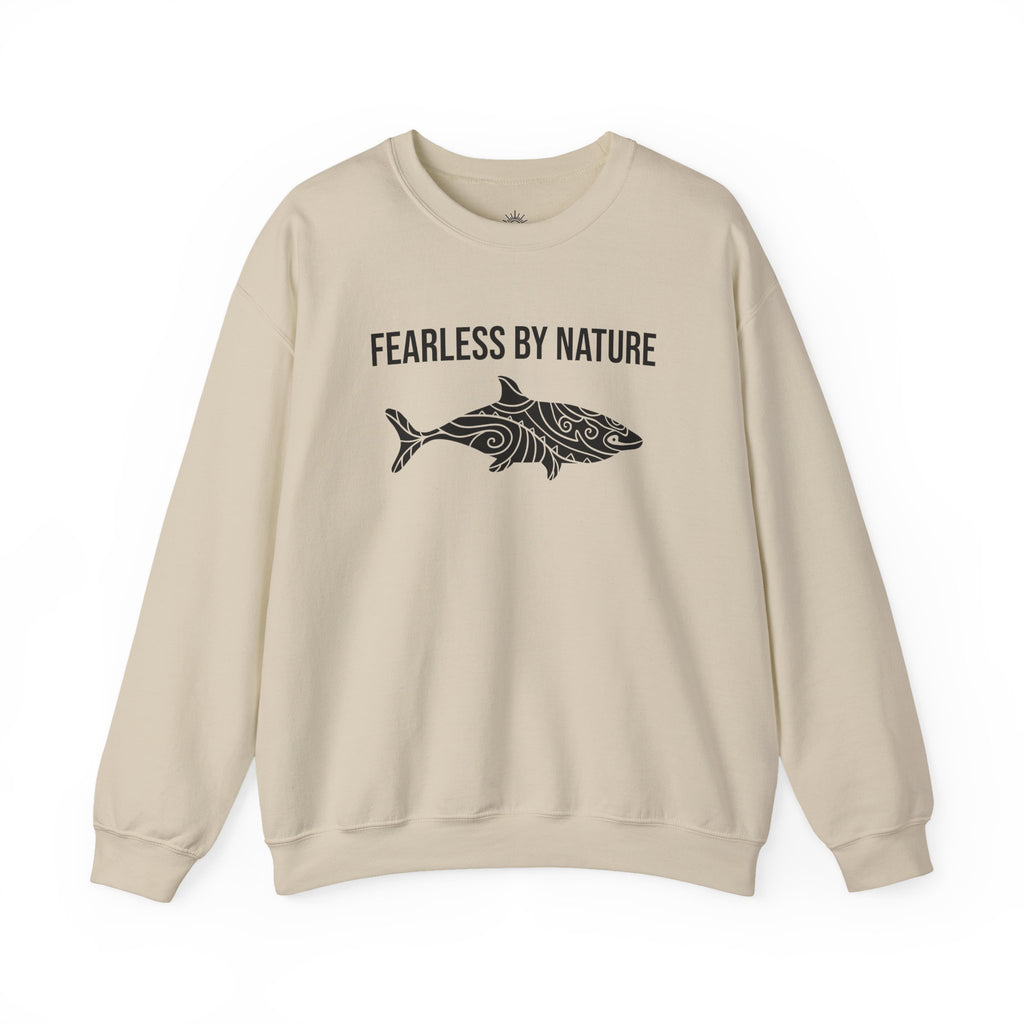 Fearless by Nature Tribal Shark Crewneck Sweatshirt