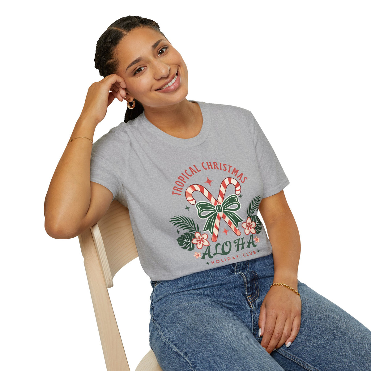 Tropical Christmas Aloha T-Shirt – Hawaiian Holiday Tee