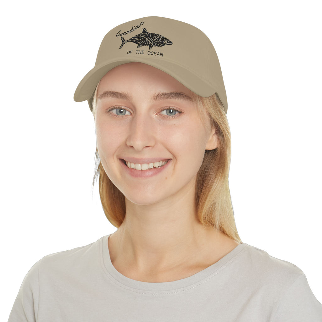 Ocean Guardian Tribal Shark Cap – Embroidered Ocean Hat