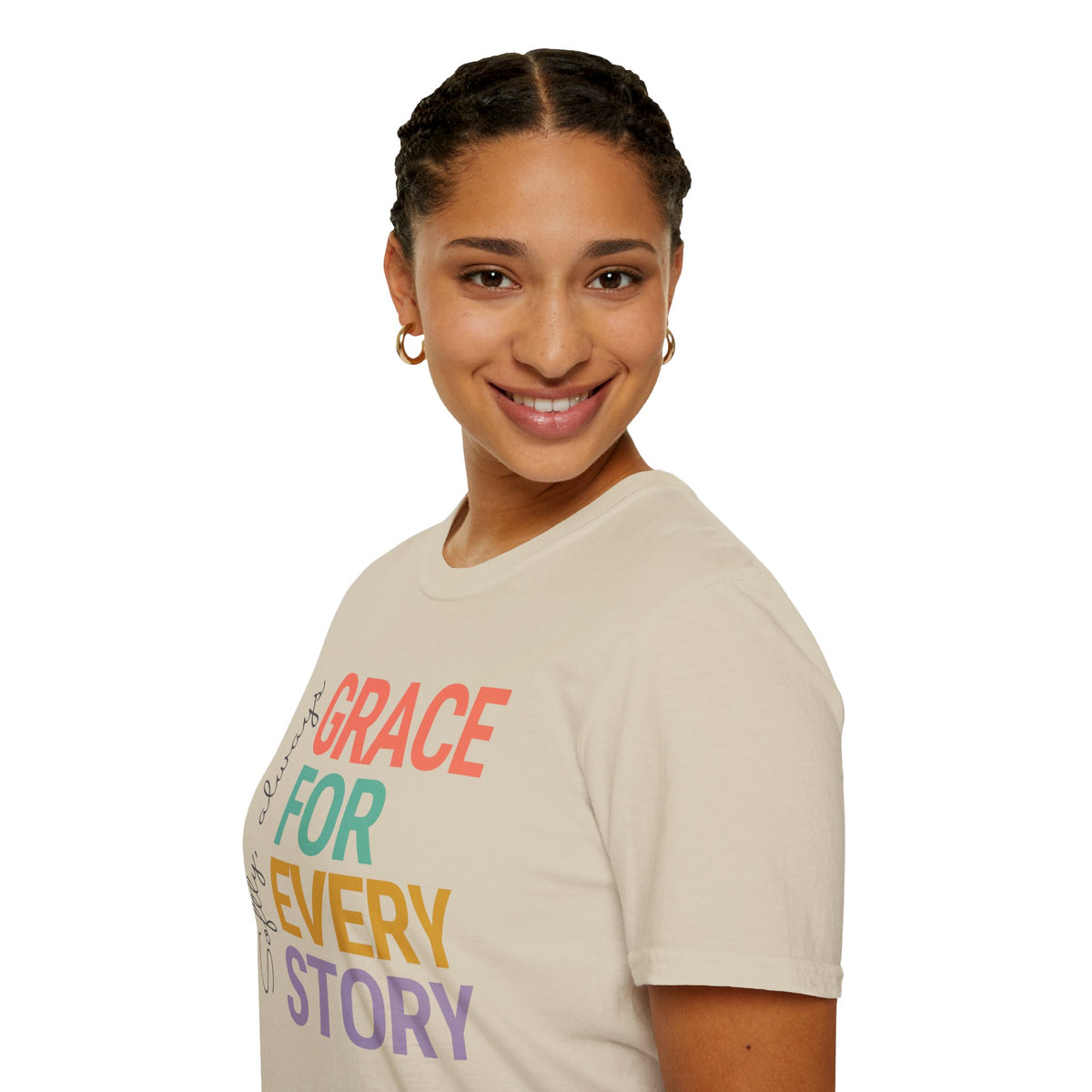 Grace For Every Story T-Shirt | Inspirational Faith Typography